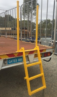Australian Importing Group - Access ladder with hand-grab rails